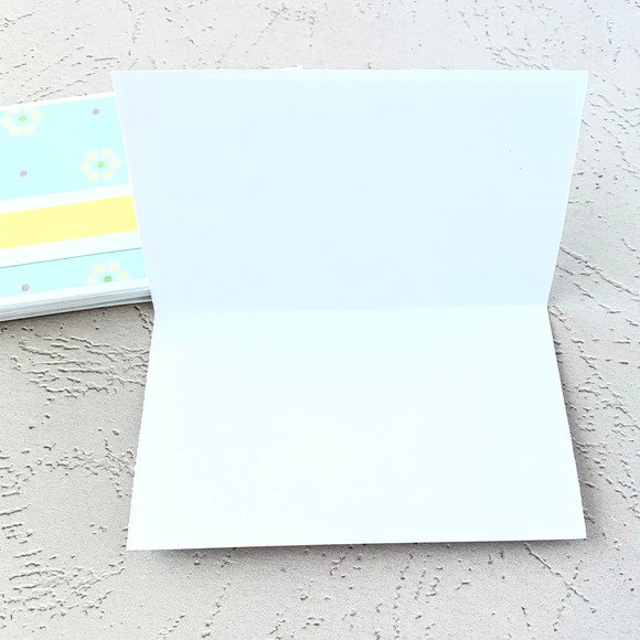 Thank You - Seafoam Flower Wallpaper - 3x5 Cards - Picture 3 of 4